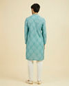 Manyavar Men Aqua Green Kurta Pajama