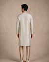 Manyavar Men Gold Tissue Kurta Pajama