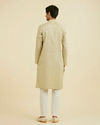 Manyavar Men Pista Green Kurta Pajama Set