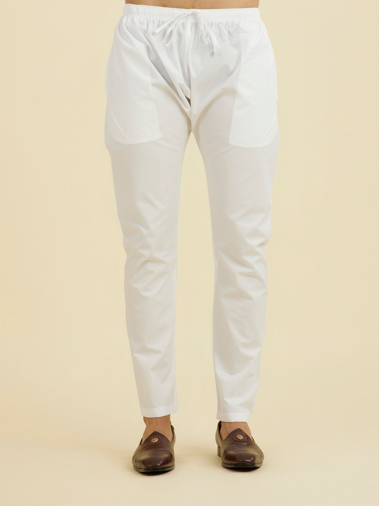 Manyavar Men Ethereal White Kurta Pajama