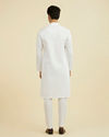 Manyavar Men Ethereal White Kurta Pajama