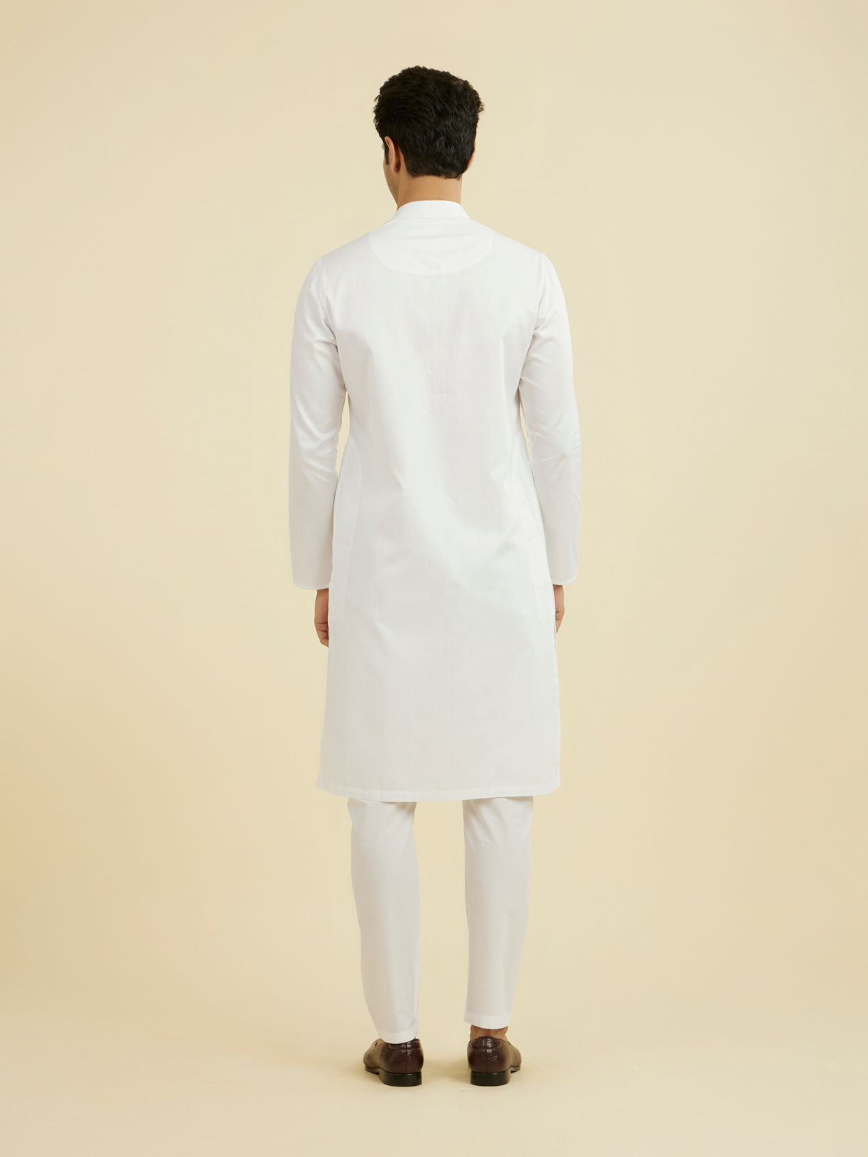 Manyavar Men Ethereal White Kurta Pajama