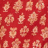 Red Blended Viscose Printed Kurta Pajama Set