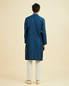 Manyavar Men Teal Blue Kurta Pajama
