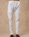 Manyavar Men White Cotton Kurta Pajama