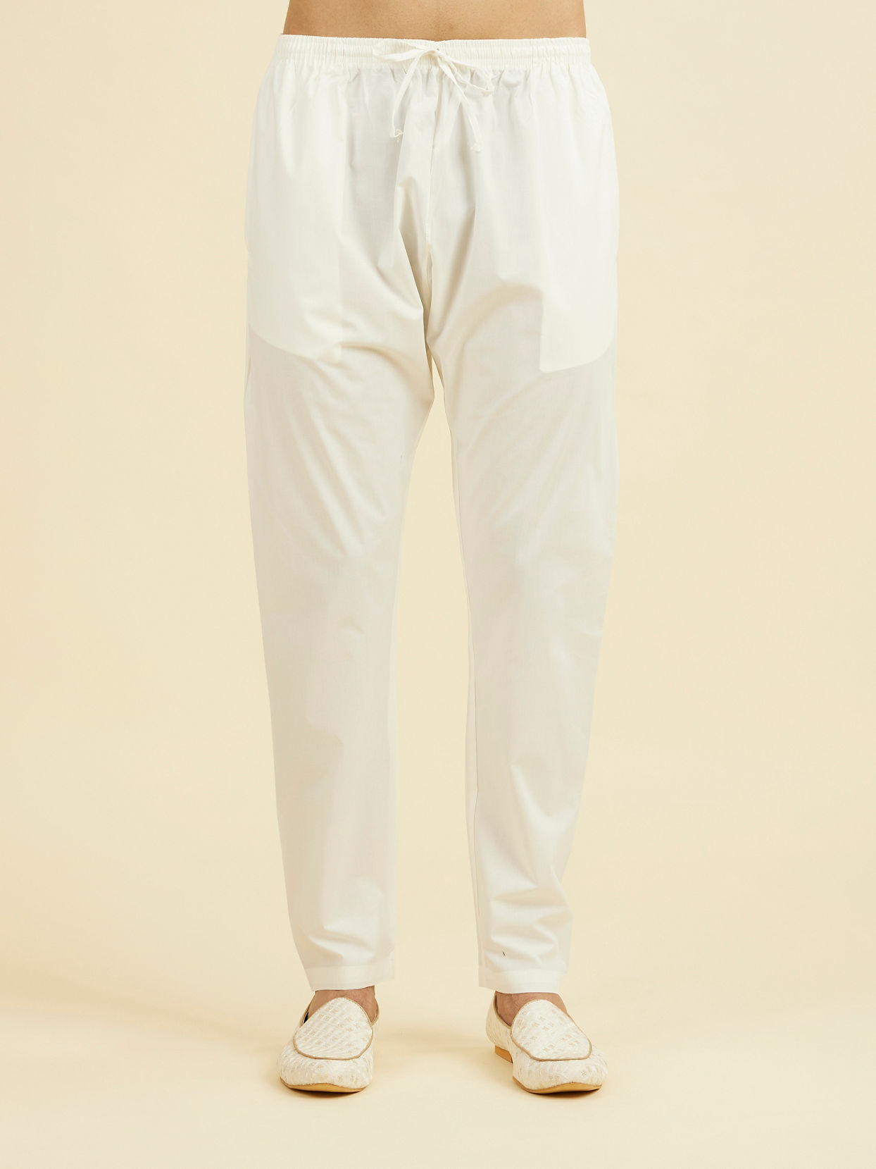 Manyavar Men Lilac Cotton Kurta Pajama