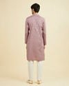 Manyavar Men Lilac Cotton Kurta Pajama
