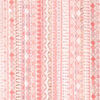 Orange Striped Print Kurta Pajama Set