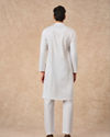 Manyavar Men White Cotton Kurta Pajama