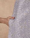 Manyavar Men Purple Brocade Kurta Pajama