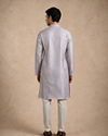 Manyavar Men Purple Brocade Kurta Pajama