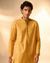 Manyavar Men Sunnyside Yellow Kurta Pajama