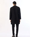 Manyavar Men Black Blended Rayon Kurta Pant with Embroidery
