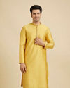 Manyavar Men Golden Embellished Kurta Pajama image number 0