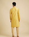 Manyavar Men Golden Embellished Kurta Pajama image number 5