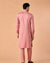 Manyavar Men Pink Charm Cotton Kurta Pajama