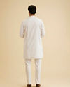 Manyavar Men Ethereal White Cotton Kurta Pajama