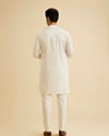 Manyavar Men Classic Cream Kurta Pajama