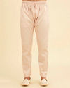 Manyavar Men Dusty Pink Cotton Kurta Pajama