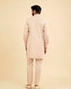 Manyavar Men Dusty Pink Cotton Kurta Pajama