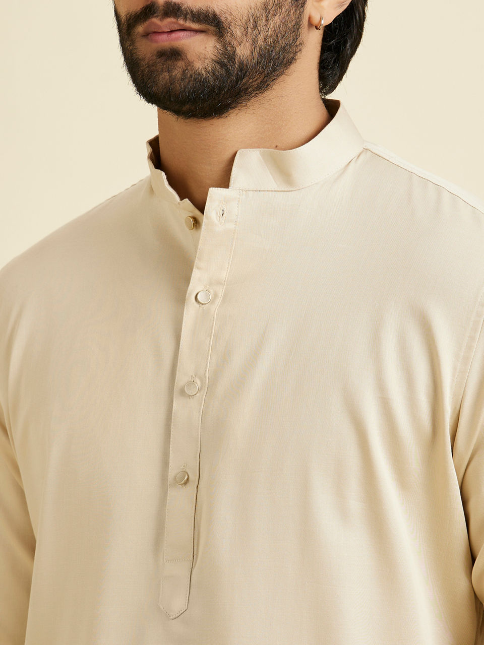 Manyavar Men Natural Cotton Kurta Pajama