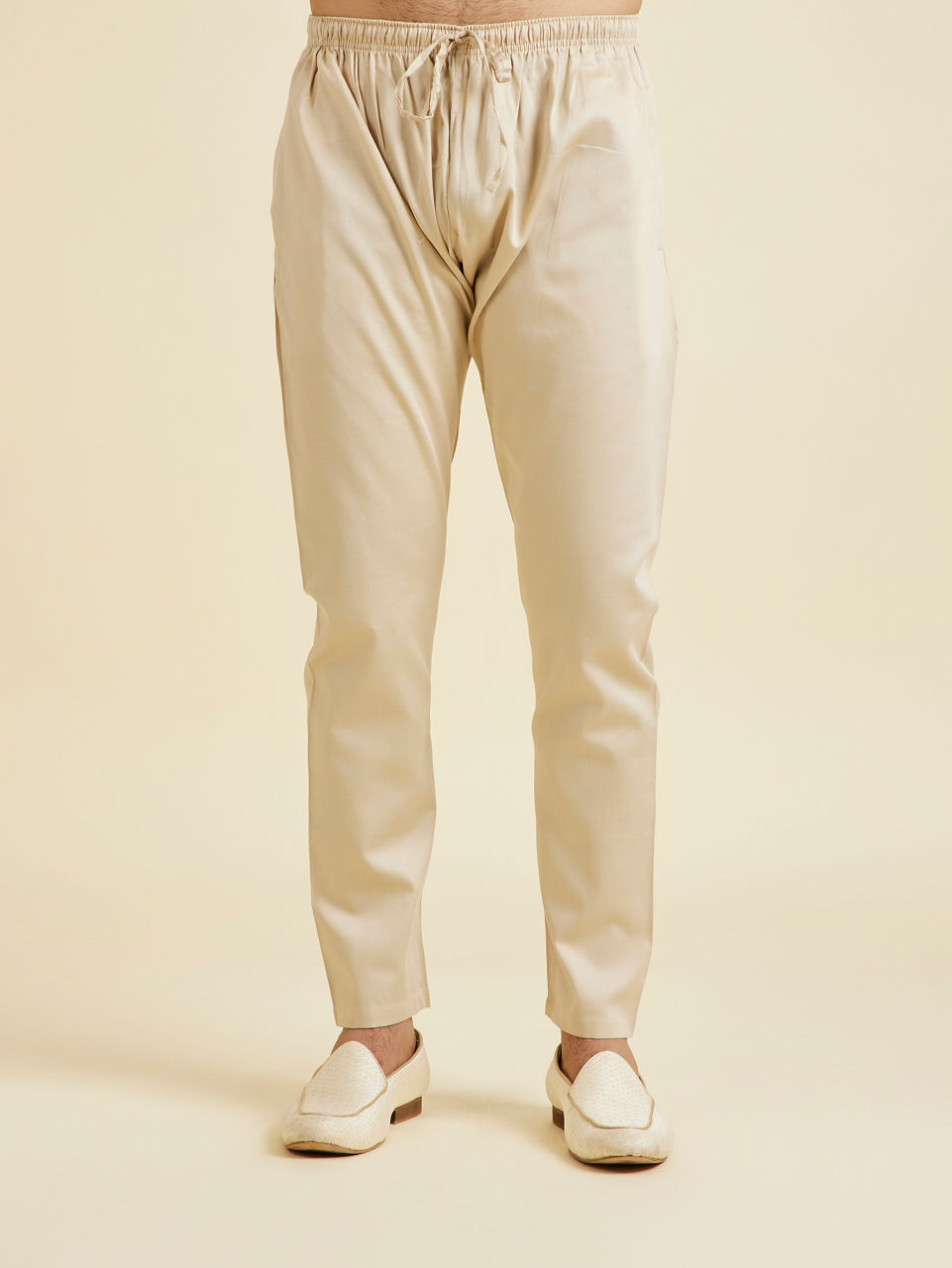 Manyavar Men Natural Cotton Kurta Pajama