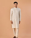 Manyavar Men Eternal Cream Kurta Pajama
