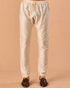 Manyavar Men Eternal Cream Kurta Pajama