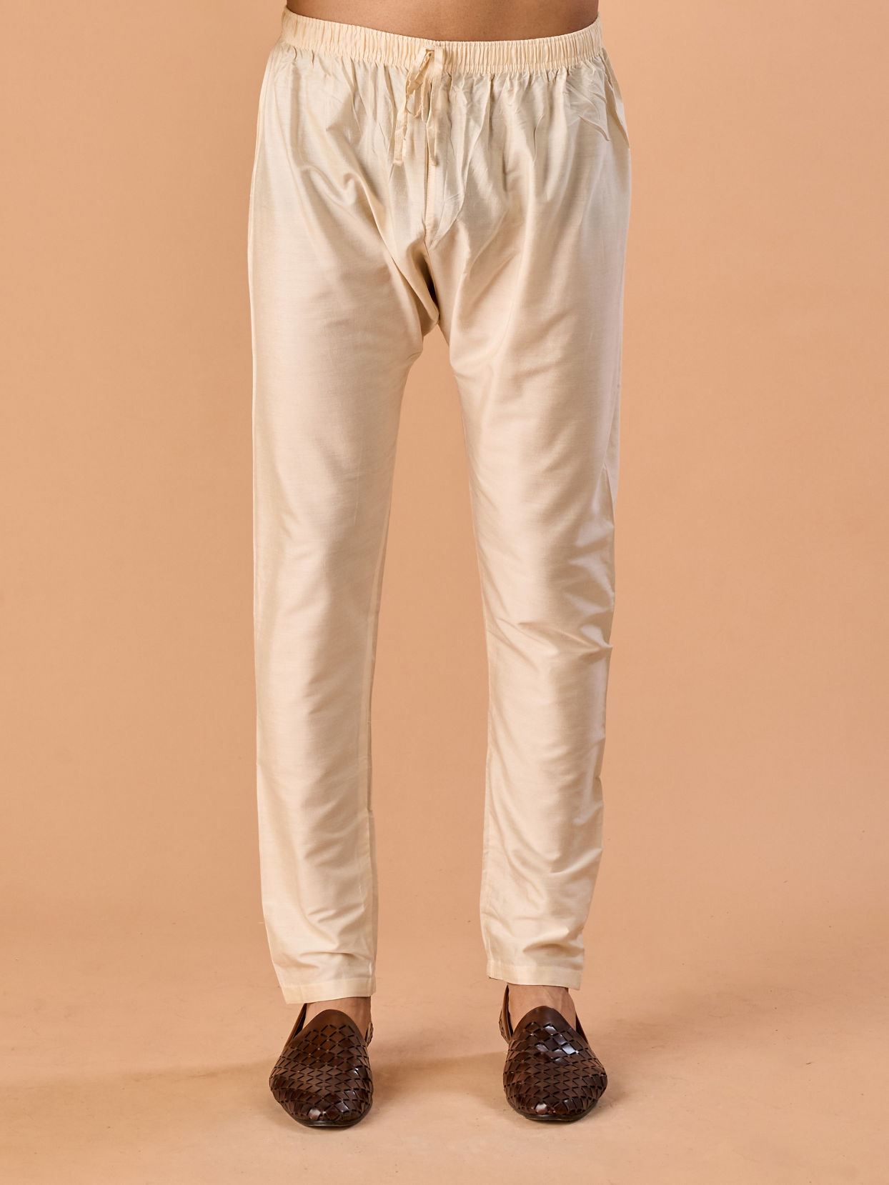 Manyavar Men Eternal Cream Kurta Pajama