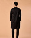 Manyavar Men Opulent Black Kurta Pajama