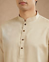 Manyavar Men Regal Beige Kurta Pajama
