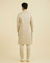 Manyavar Men Regal Beige Kurta Pajama