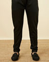 Manyavar Men Black Solid Kurta Set
