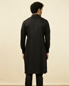 Manyavar Men Black Solid Kurta Set