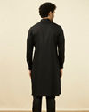 Black Solid Kurta Set image number 5