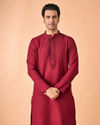 Gleaming Maroon Kurta Pajama