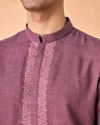 Manyavar Men Purple Enchantment Kurta Pajama