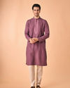 Manyavar Men Purple Enchantment Kurta Pajama