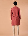 Manyavar Men Ravishing Rust Kurta Pajama