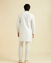 Manyavar Men Elegant White Kurta Pajama