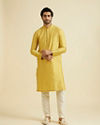 Manyavar Men Sun-kissed Mustard Kurta Pajama