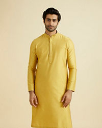 Manyavar Men Sun-kissed Mustard Kurta Pajama