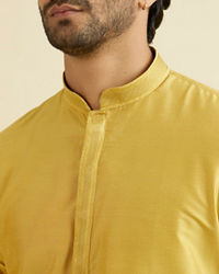 Manyavar Men Sun-kissed Mustard Kurta Pajama