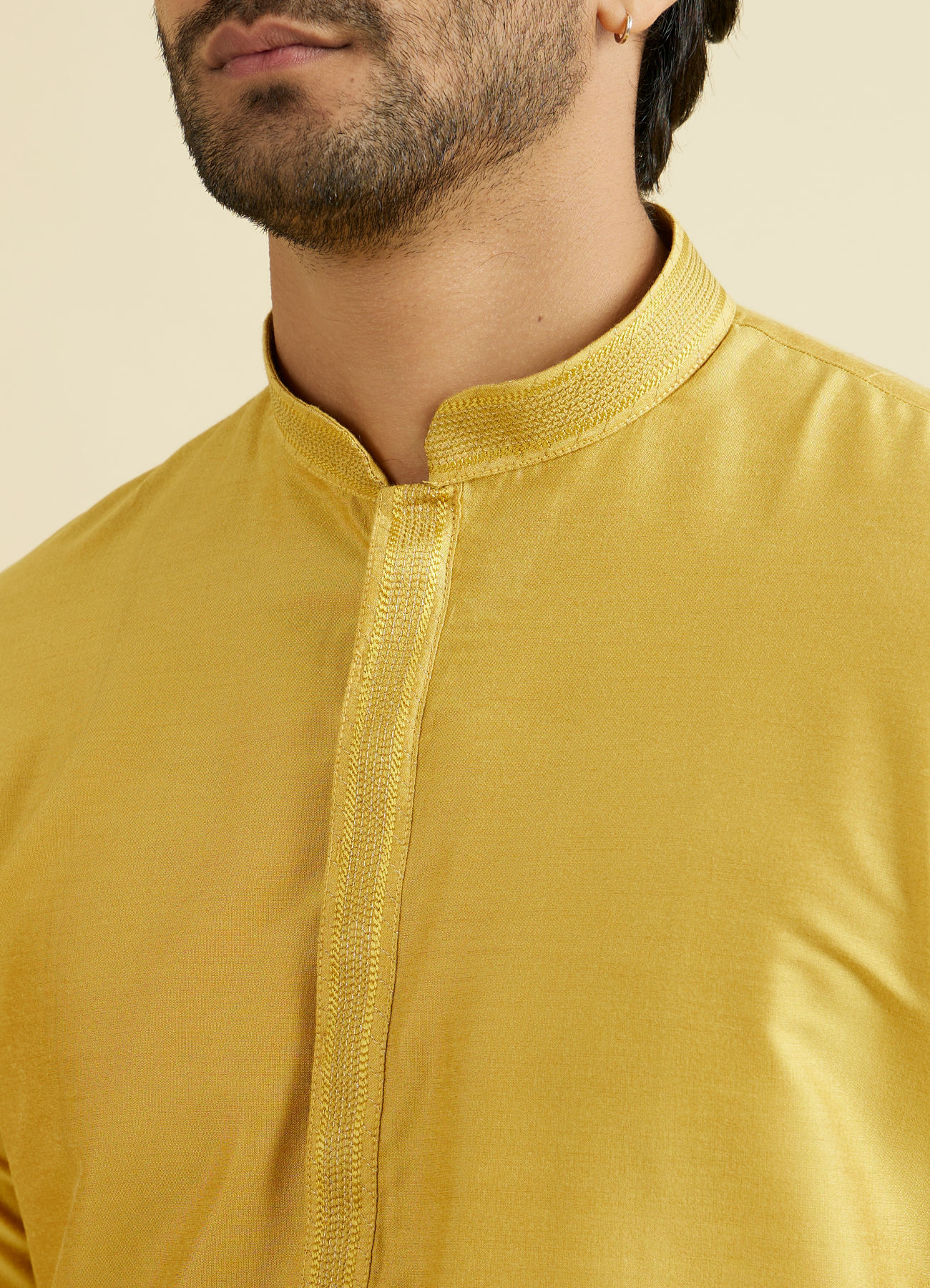 Manyavar Men Sun-kissed Mustard Kurta Pajama