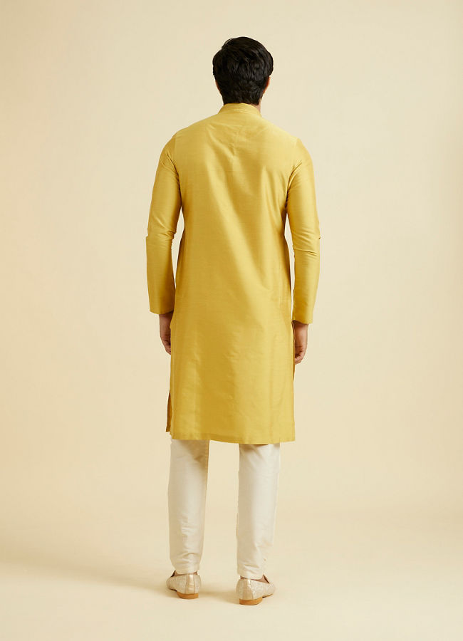 Manyavar Men Sun-kissed Mustard Kurta Pajama