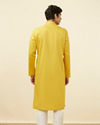 Candlelight Orange Placket Detailed Kurta Set image number 5