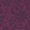 Purple Floral Jaal Patterned Kurta Set