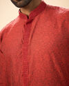 Manyavar Men Rust Bliss Kurta Pajama