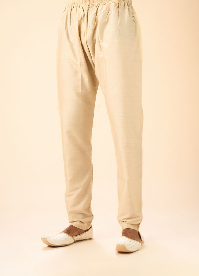 Manyavar Men Rust Bliss Kurta Pajama