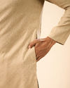 Manyavar Men Walnut Charm Kurta Pajama Set